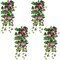 Long Artificial Hanging Plants Flowers Silk Morning Glory Garden Decor